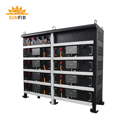 Alta tensione commerciale 384V 100Ah dei sistemi di memorizzazione della batteria solare