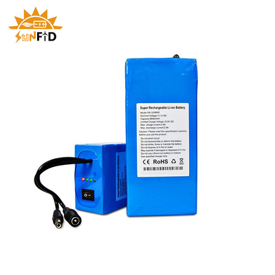 pacchetto ricaricabile 18650 della batteria al litio di 12V 20Ah per la luce di pannello del sistema LED di energia solare