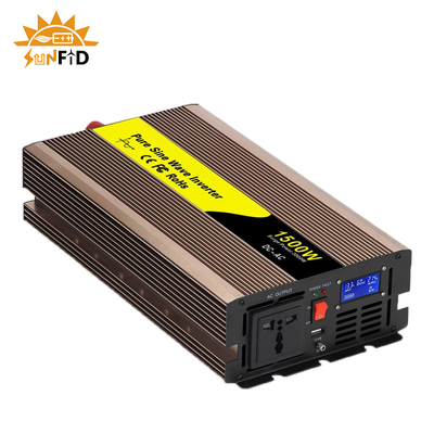 invertitore puro 24V 110V 220V della sinusoide di 48V 1500W 12V