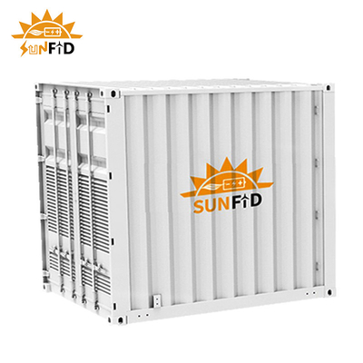BESS Commercial Battery Storage System, accumulatore di energia per container da 1 MW 10Ft