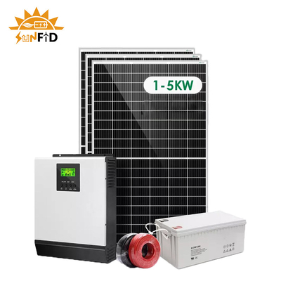 2KW fuori dal sistema di energia solare di griglia per il sistema fotovoltaico del pannello solare domestico di 12V 400Ah