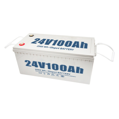 batteria al litio profonda del ciclo di 100Ah 24V per l'automobile dell'yacht rv del sistema solare
