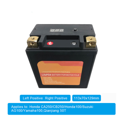 Batteria al litio di 4AH 12V sul motociclo con BMS Starter Stop Batteries