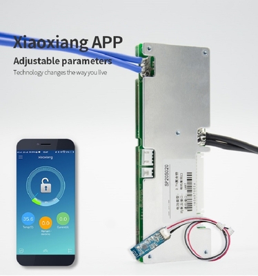 circuito della batteria al litio BMS 17s 60v 20s 72v 60a di 16s 48v con BT APP