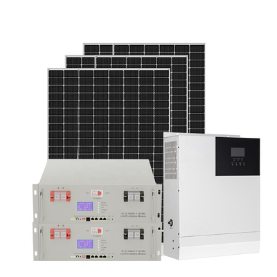 6KW 5KW fuori dal sistema fotovoltaico di energia solare del sistema di energia solare di griglia con la batteria