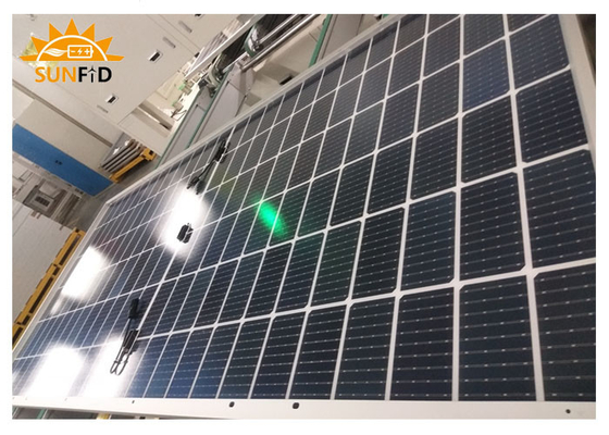 Il sistema di immagazzinamento dell'energia ha personalizzato le cellule Bifacial monocristalline dei pannelli solari 400W PERC 108