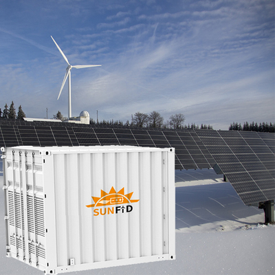 Sistema integrato stoccaggio commerciale della batteria della pila secondaria ESS di immagazzinamento dell'energia del contenitore 1MW