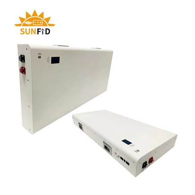 7200WH Lama ultra sottile Lifepo4 Batteria Powerwall 48V Sistema di alimentazione domestica solare