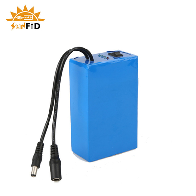 pacchetto ricaricabile 18650 della batteria al litio di 12V 20Ah per la luce di pannello del sistema LED di energia solare