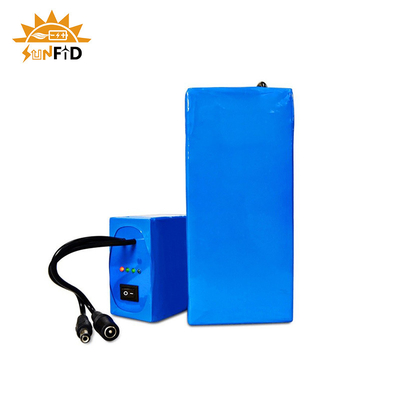 pacchetto ricaricabile 18650 della batteria al litio di 12V 20Ah per la luce di pannello del sistema LED di energia solare