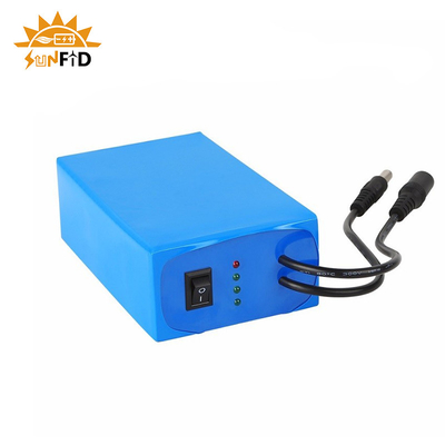 pacchetto ricaricabile 18650 della batteria al litio di 12V 20Ah per la luce di pannello del sistema LED di energia solare