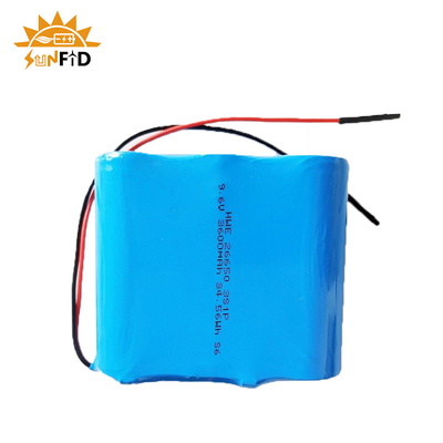 pacchetto ricaricabile 26650 3S1P Lifepo4 della batteria al litio di 9.6V 3.6Ah