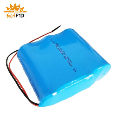 Pacco batteria ricaricabile agli ioni di litio LiFePO4 18650 da 1500 mAh e 9,6 V per alimentazione portatile da esterno