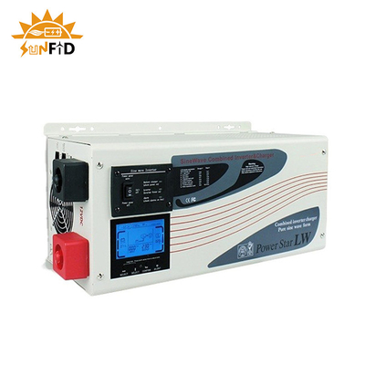 CC 6000W all'invertitore puro 24V 48V 120 240V di potere di sinusoide di CA con esposizione LCD