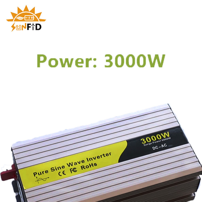24V 48V invertitore puro della sinusoide da 3000 watt una CC di 12 volt ad energia solare di CA 110V 220V