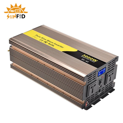 24V 48V invertitore puro della sinusoide da 3000 watt una CC di 12 volt ad energia solare di CA 110V 220V