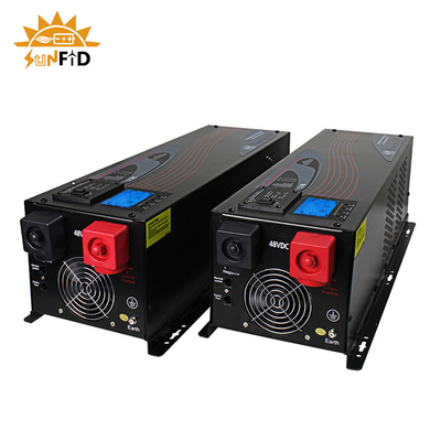 24V 240V invertitore puro 48V 120V della sinusoide da 10000 watt con il caricatore di CA