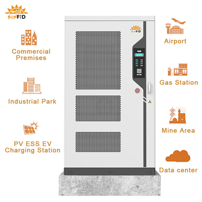215 KWh Sistema di accumulo di energia solare ESS Parco industriale e commerciale distribuito
