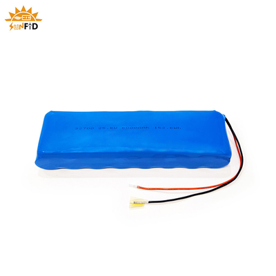 pacchetto 8S1P LED solare della batteria al litio ricaricabile di 25.6v 6Ah che accende il pacchetto della batteria LifePO4