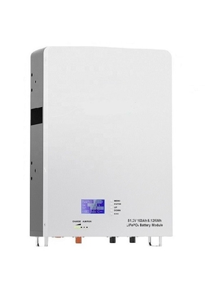 Batteria al litio 48V 100ah 5KWh di LiFePO4 Powerwall fissata al muro