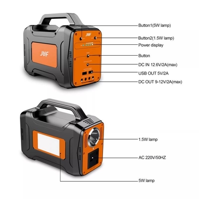 100W centrale elettrica portatile all'aperto 100V, centrale elettrica mobile della batteria al litio portatile 110V