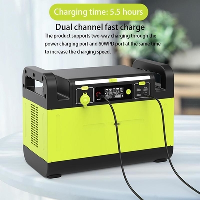 sinusoide pura 1210Wh 5V-20V della centrale elettrica portatile 1500W