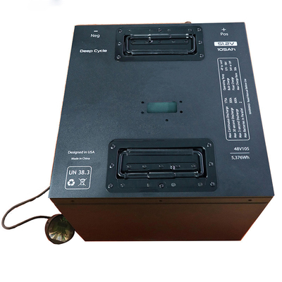 Pacchetto 48V 100AH 105AH 200AH della batteria al litio del carretto di golf Lifepo4 con la comunicazione