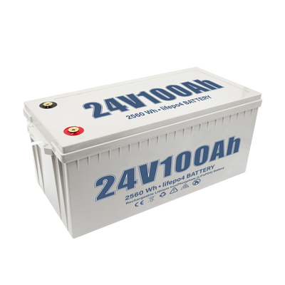 batteria al litio profonda del ciclo di 100Ah 24V per l'automobile dell'yacht rv del sistema solare