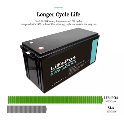 200A litio Ion Battery UPS Lifepo4 12V per il campeggio del monitor del CCTV