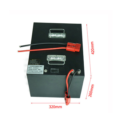 batteria profonda del ciclo dell'automobile di golf dell'impianto di lavaggio del pavimento dell'automobile del AGV della batteria 100AH rv di Campervan del litio 48V
