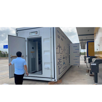 0.5MW sulla griglia fuori dal contenitore Lifepo4 IP65 del sistema solare 1MWH ESS di griglia all'aperto